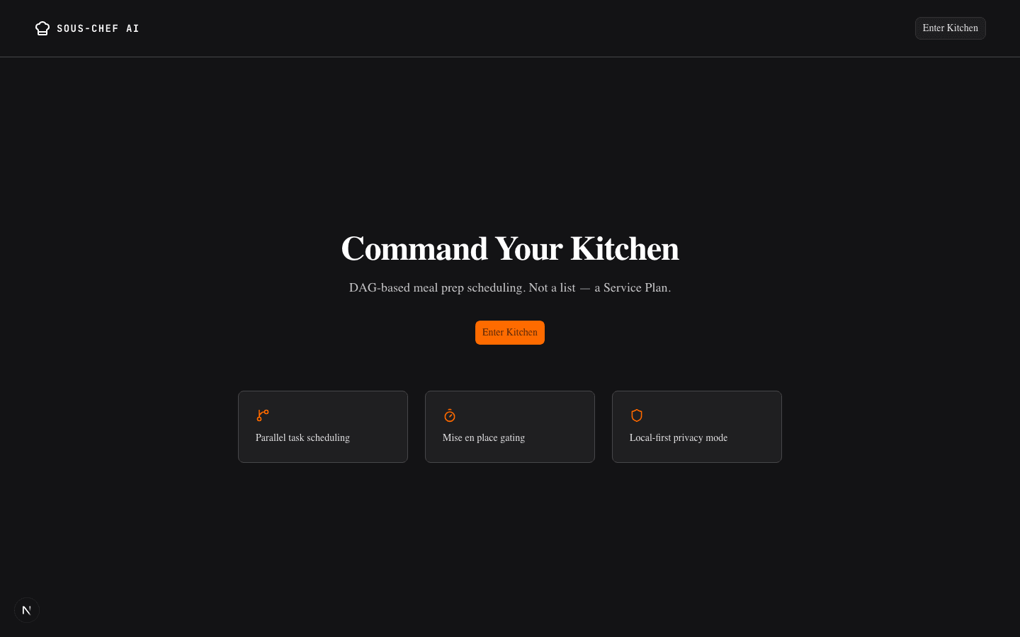Landing page